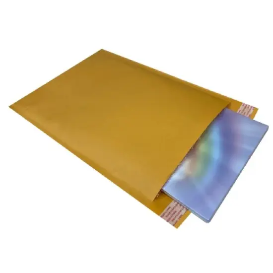 UOFFICE Pack of 50 Kraft Bubble Mailers 10.5" x 16" - #5 Self-Seal Padded Envelopes image {7}