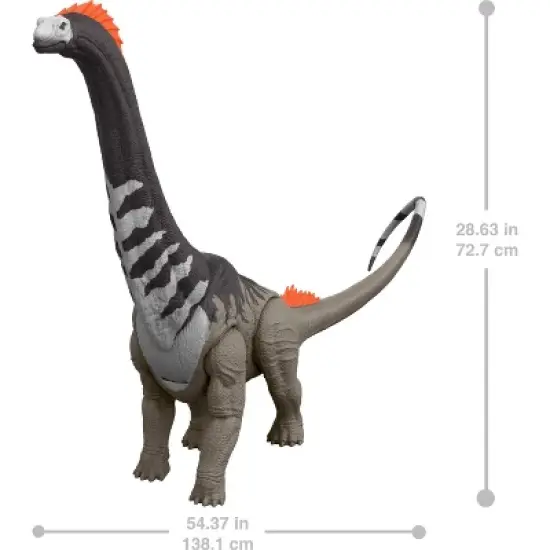 Jurassic World Rebirth Super Colossal Titanosaurus Dinosaur, 53 Inch Long Movie-Accurate Herbivore image {4}