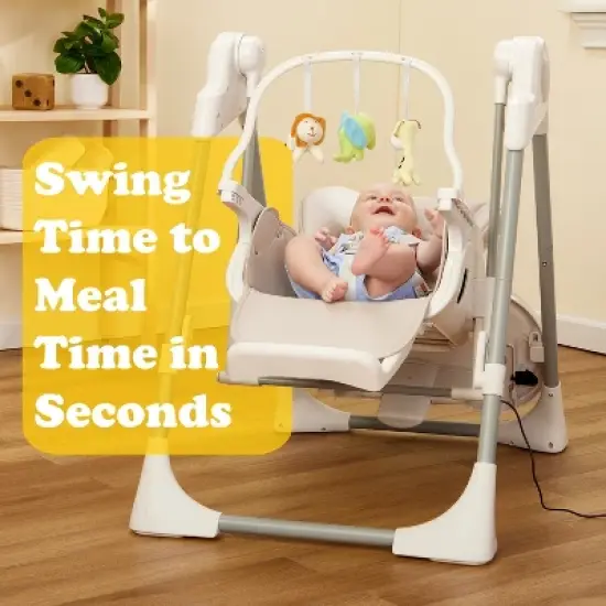 Primo SnuggleBug 2-in-1 Infant Swing and High Chair image {1}