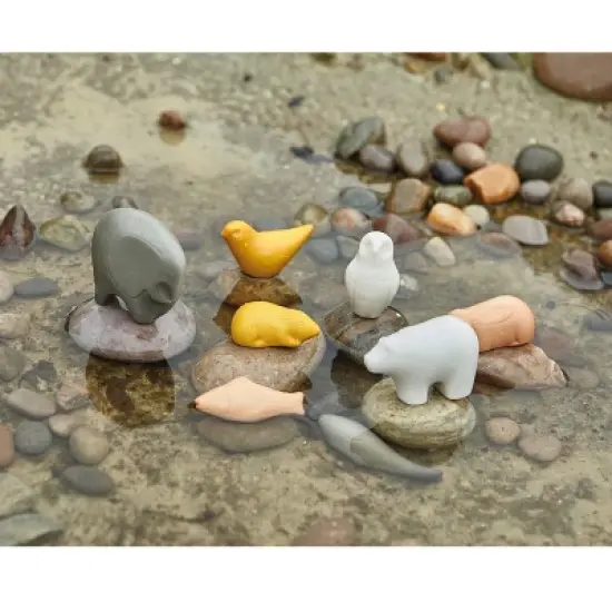 Yellow Door Sensory Play Animal Stone, Pack of 8 image {2}