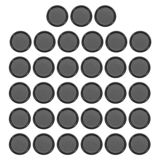 Unique Bargains Plastic DIY Notebook Planner Round Binder Rings 33 Pcs image {5}