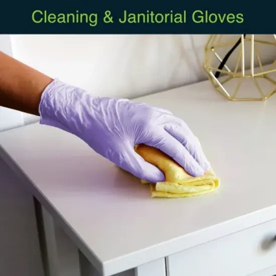 FifthPulse Bulk Lilac Nitrile Exam Gloves, Perfect for Cleaning, Cooking & Medical Uses image {3}