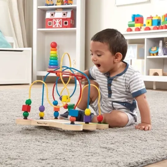 Melissa & Doug Classic Bead Maze - Wooden Educational Toy image {1}