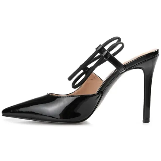 Journee Collection Womens Gracelle Pull On High Stiletto Pointed Toe Pumps image {1}