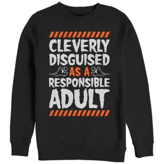 Women's CHIN UP Halloween Responsible Disguise Sweatshirt image {2}