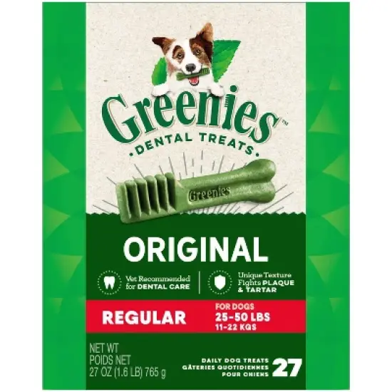 Greenies Regular Original Chicken Dental Dog Treats image {12}