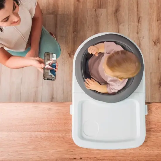 Chicco Fastlock 360 Hook-On High Chair - Charcoal image {10}