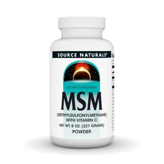 MSM Powder by Source Naturals, Inc.  -  8 oz Powder image {3}