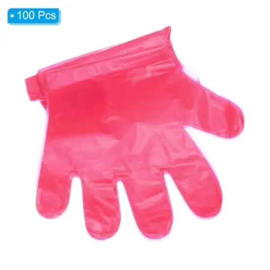 Unique Bargains Wear-resistant Durable Anti-leakage Elastic Extra Long Gloves image {2}