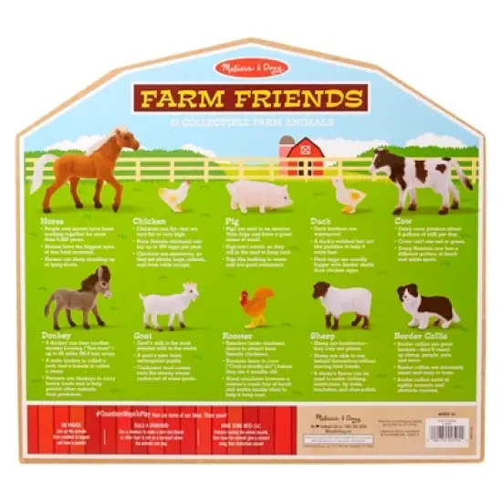 Melissa & Doug  Farm Friends - 10 Collectible Farm Animals image {4}