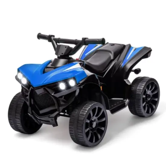 6V Kids Ride-on Toy, 4-Wheeler ATV Play Car with 1.86mph Max Speed image {7}