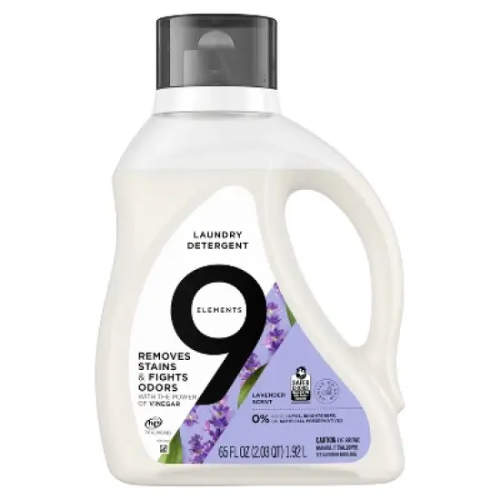 9 Elements LQ Laundry Detergent - Lavender image {1}