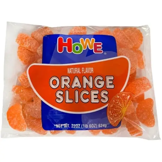 Howe Traditional Nostalgic Candies, Vintage Style Old Fashioned Candy Flavors, Sweet Chewy Orange Slices, 22 oz image {5}