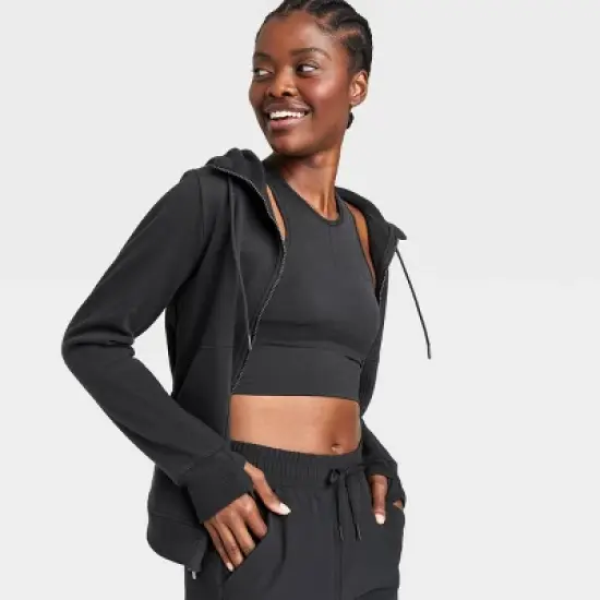 Women's Full Zip Fleece Hoodie - All in Motion&trade; image {4}