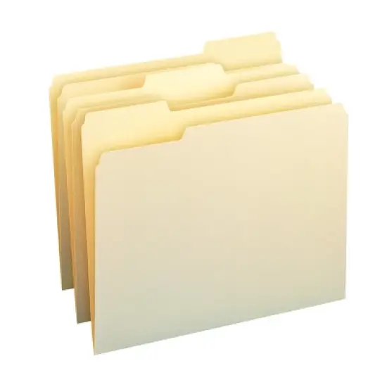 Smead File Folder, 1/3-Cut Tab, Assorted Position, Letter Size, Manila, 24 per Pack (11928) image {7}