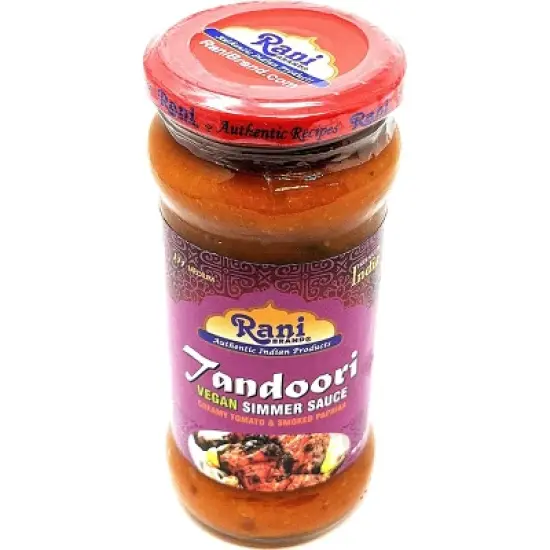Tandoori Vegan Simmer Sauce - 14oz (400g) Pack of 6 - Rani Brand Authentic Indian Products image {7}
