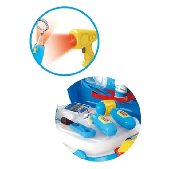 Insten Portable 18 Pieces Doctor Medical Box & Kit Playset, Pretend Educational Toys for Kids image {2}