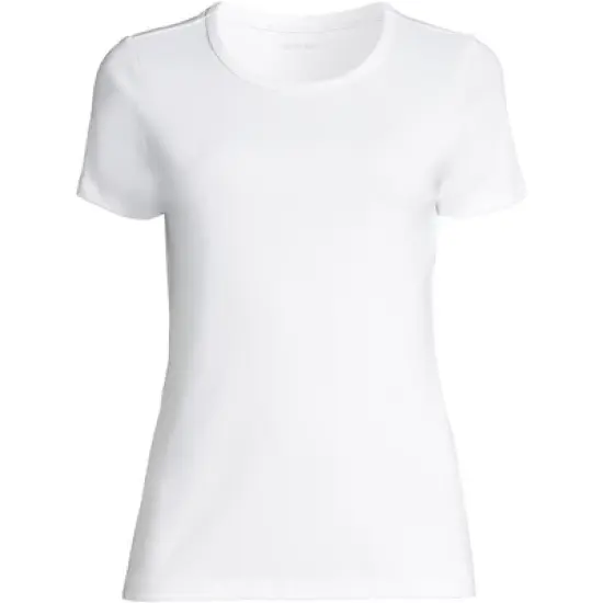 Lands' End Women's Tall All Cotton Short Sleeve Crewneck T-shirt image {8}