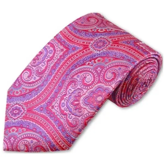 Men's Paisley 3.35 Inch Wide And 58 Inch Long Woven Neckties image {10}