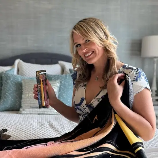 Sula x Curaprox gift set, Bath towel & CS 5460 Ultra Soft Marble Edition, 2 pcs image {3}