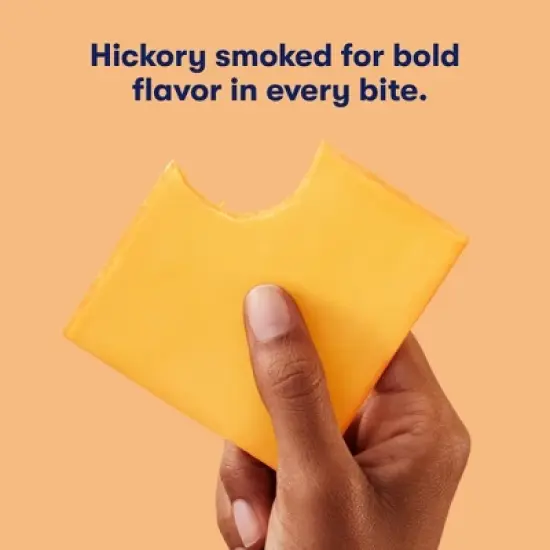 Tillamook Smoked Medium Cheddar Cheese Slices - 6oz/8ct image {1}