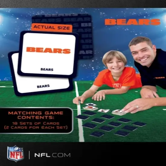 MasterPieces Officially Licensed NFL Chicago Bears Matching Game for Kids and Families image {3}
