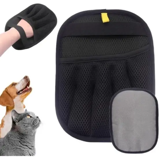 Pet Hair Remover Gloves, Static Removal Gloves for Pet Hair, Cat & Dog Hair Removal Tool for Pet Grooming image {6}