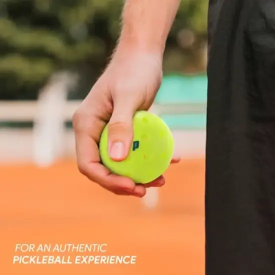 Prince Pickleballs 12-Pack - Durable, High-Performance Balls with 40-Hole Pattern for Outdoor Play image {2}