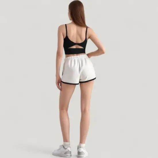 Anna-Kaci Active Women's Scoop Neck Spaghetti Strap Sports Bra with Smooth Finish image {5}