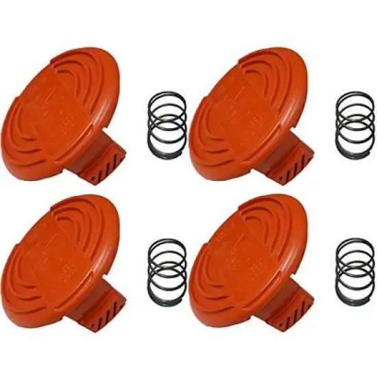 Black and Decker 4 Pack of Genuine OEM Replacement Spool Caps - RC100P-4PK image {3}