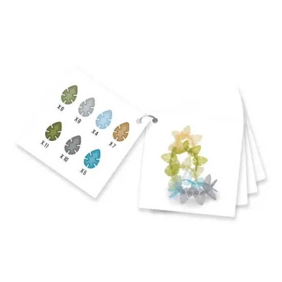 Guidecraft Interlox Leaves - 96 Pieces image {2}