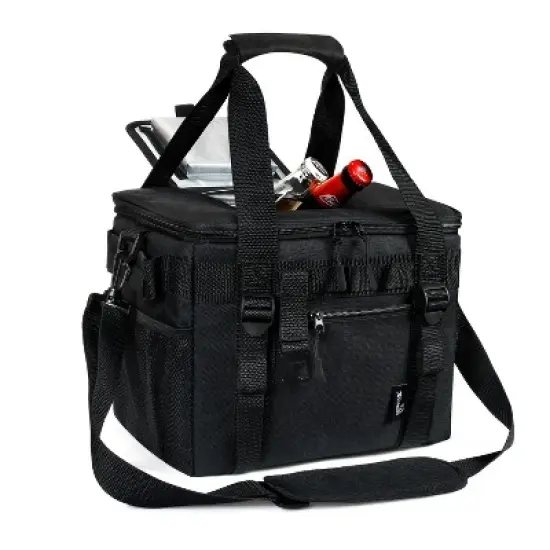 Tirrinia 24 Cans Soft Sided Cooler, 100% Leakproof Adjustable Strap with Bottle Opener, Camping Essentials image {7}