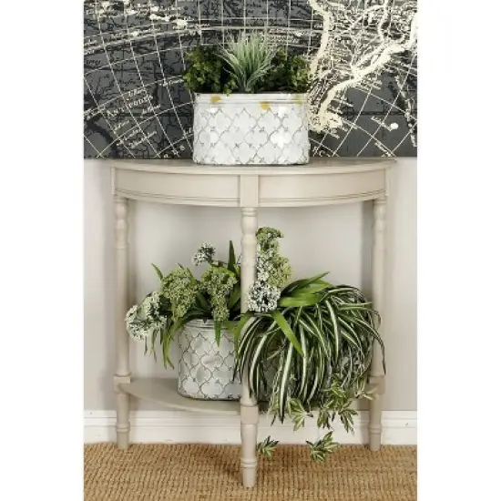 32" x 32" Traditional Wood Console Table - Olivia & May image {1}