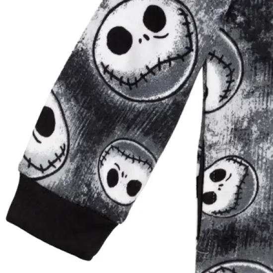 Disney Nightmare Before Christmas Jack Skellington Fleece Zip Up Hoodie Little Kid to Big Kid  image {5}