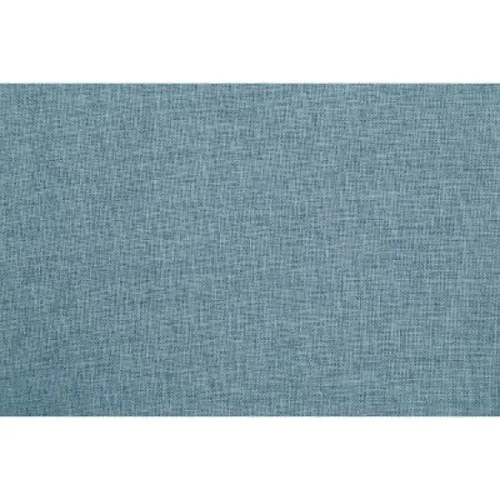 72" Savilla Sectional Sofa Blue Linen/Oak Finish - Acme Furniture image {6}