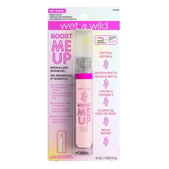 Wet n Wild Boost Me Up Lash & Brow Serum-Clear - 0.16 fl oz image {2}