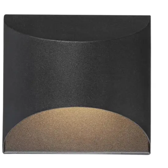 Possini Euro Design Ratner Modern Outdoor Wall Light Fixture Black Dark Sky LED Downlight 5 1/2" for Post Exterior Barn Deck House Porch Yard Patio image {3}