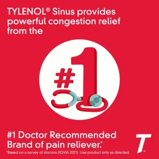Tylenol Acetaminophen Sinus + Headache Caplets - 24ct image {6}