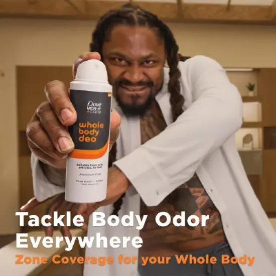 Dove Men+Care Whole Body Deodorant Spray Marine + Blue Cypress - Aluminum-Free 4oz image {2}