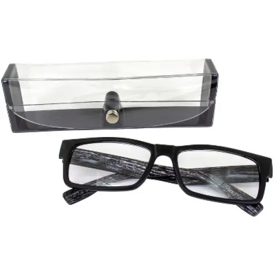 Global Vision Eyewear Wood Bifocal Reading Glasses with +2.5 Bifocal Clear Lenses image {1}
