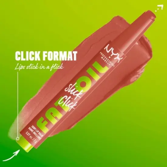 NYX Professional Makeup Fat Oil Slick Click Tinted Lip Balm - Verified - 0.07oz image {4}