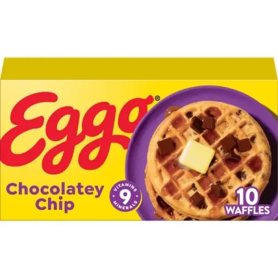 Eggo Frozen Waffles Chocolatey Chip - 12.3oz/10ct image {11}