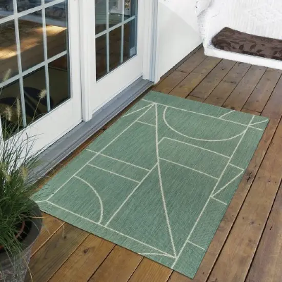 Geo Block Outdoor Rug - Project 62 image {4}