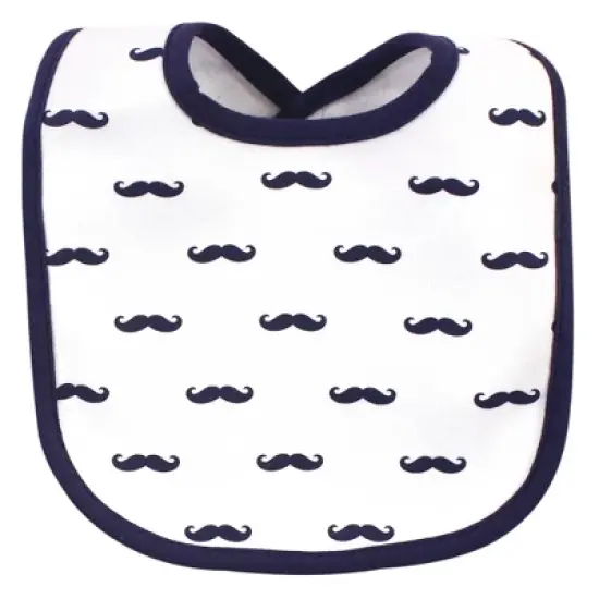 Hudson Baby Infant Boy Cotton Bibs 10pk, Handsome Like Daddy, One Size image {2}