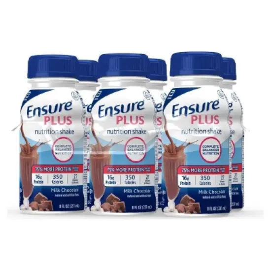 Ensure Plus Nutrition Shake Milk Chocolate - 6 ct/48 fl oz image {4}