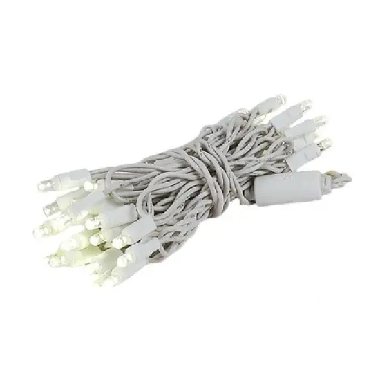 Novelty Lights 35 light LED Christmas Craft Mini Light Set (White Wire) image {8}
