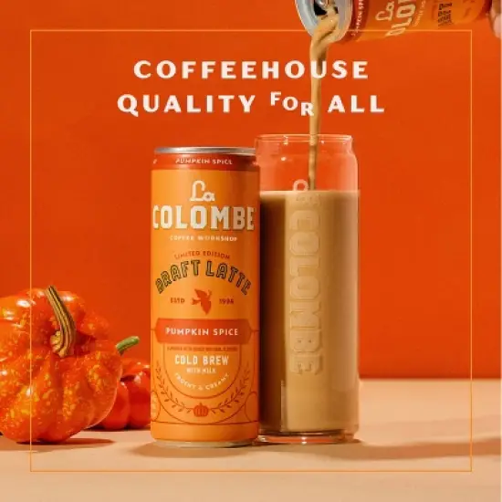 La Colombe Pumpkin Draft Latte - 11 fl oz Can image {2}