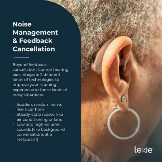 Lexie Lumen - Self-fitting OTC Hearing Aids for Adults and Seniors| Replaceable Batteries, Noise Reduction and Self-Fit Solution image {10}