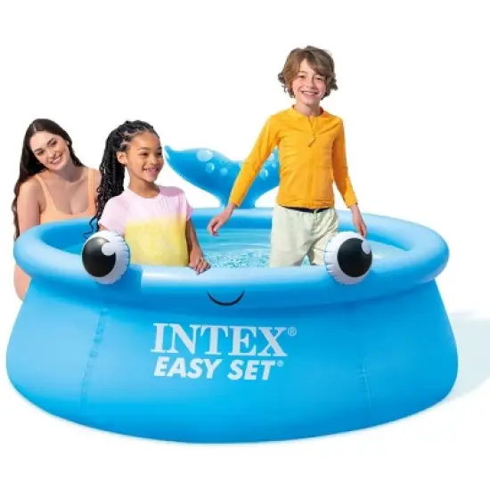 Intex 26102EH Jolly Whale Easy Set 6ft X 20in Inflatable Pool image {1}