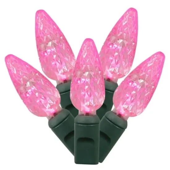 Vickerman Single Mold C6 LED Christmas Light Set image {7}